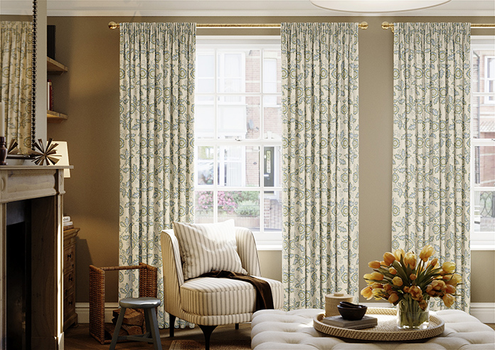 Land & Shore River, Green - Made to Measure Curtains - Image 3